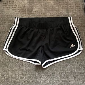 Black and White Adidas Shorts